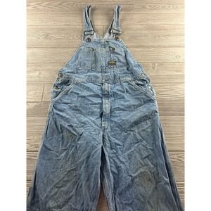 Vintage Oshkosh Overalls Men's 36x32 Vestbak Carpenter Bib Made in USA
